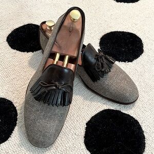 Suit Supply Brown Tassel Loafers (includes shoe tree)